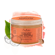 Gel Cheveux Bouclés Coconut Hibiscus Curling Gel Soufflé 12oz Shea Moisture