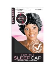 Bonnet Nocturne Magic #2191BLA Satin Sleep Cap