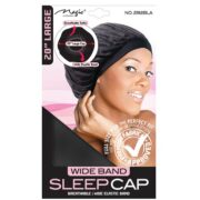 Bonnet De Nuit Wide Band Sleep Cap Magic #2192BLA