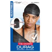 Durag Ajustable Magic #4769BLA Tie Down
