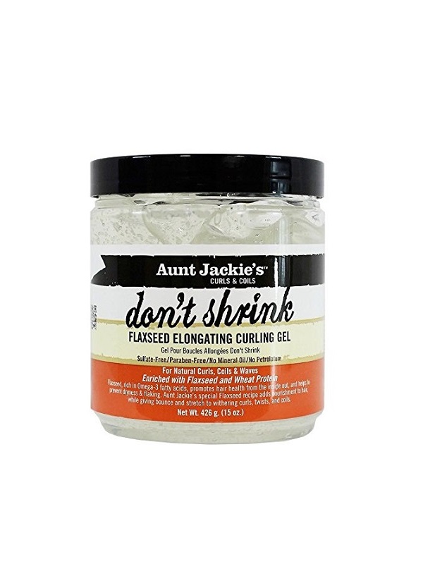 Gel Cheveux Aunt Jackie’s Flaxseed Don’t Shrink Curling Gel 15oz ...
