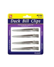 PINCE DUCK BILL CLIPS 4 PCS #1324 Beauty Town