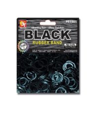 Elastique Cheveux Noir 250pcs Hair Rubber Band Elastic #1001 Beauty Town