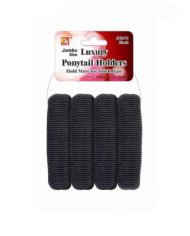 4 Elastic Chouchou De Couleur Noir #40076 Beauty Town