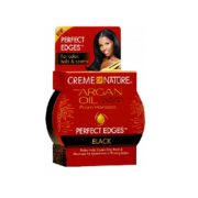 Gel Edge Baby Hair Noir Creme Of Nature Argan Oil Perfect Edges Black 2oz