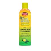 African Pride Olive Miracle 2 in 1 Shampoo & Conditioner 12oz