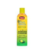 African Pride Olive Miracle 2 in 1 Shampoo & Conditioner 12oz