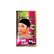 Bonnet Avec Crochet Traitée A L'Huile D'Argan Et Olive Black Dome Cap Magic M4003BLK