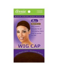 Annie Wig Cap (2pcs) Marron Foncé #4402