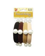 Beauty Town Elastic PonyTail Pearl Maron #1308