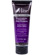 Masque Cheveux Au Tee Vert Et Carotte Green Tea & Carrot Deep Strengthening & Restorative Mask Mane Choice