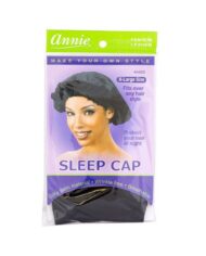 Bonnet Respirant Nuits Sleep Cap XL NOIR #4420 Annie