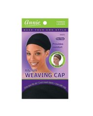 Bonnet Mesh Weaving Cap Noir #4472 Annie