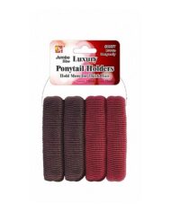 4 Elastic Chouchou Marron Bordeaux # 40077 Beauty Town