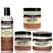 Gamme Coconut Crémé Recipes Programme Cheveux Sec Et Abîmés Aunt Jackie’s ( 4 Produits )