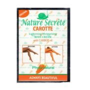 Nature Secrète Carotte- Créme de Corps Éclaircissant et Hydratante