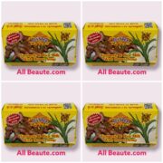 Pack de 4 Asantee Savon Au Curcuma Et Lait Au Riz Tumeric Rice Milk Soap 125g