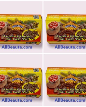 Pack de 4 ASANTEE SAVON ECLAIRCISSANT INTENSE TAMARIN & TURMERIC