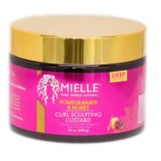 Gelée coiffante pour boucles Grenade & Miel  MIELLE ORGANICS Pomegranate Honey Curl sculpting Custard 340g