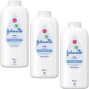 Johnson's Baby Powder - Johnsons Poudre pour Bébé 400g - Lot de 3