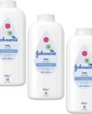 Johnson's Baby Powder - Johnsons Poudre pour Bébé 400g - Lot de 3