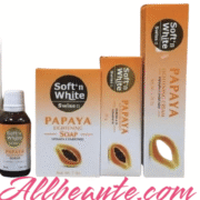 Soft'n White Swiss Papaya Gamme Éclaircissante pack de 4