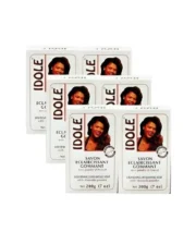 Lot de 6 Idole Savon Gommant avec poudre avocat
