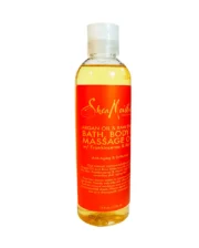 l’huile au Argan et Karité adoucissante massage et les bains SHEA MOISTURE Bath body massage oil 236ml