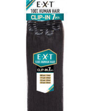 Extension à clip en cheveux naturels lisse 18" en 7 pièces différentes longueur