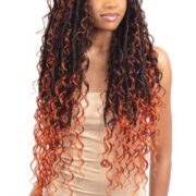 Crochet Braid Semi Natural Rebel Boho Mermaid Loc 24" FreeTress