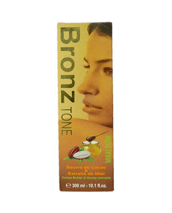 Bronz Tone Beurre de Cacao et extrait de miel 300ml lotion