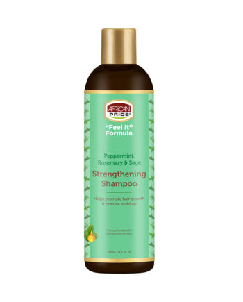 African Pride Feel It Formula  Peppermint & Rosemary Strengthening Shampoo 12oz