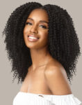 Extension à clip semi naturel bouclé 9 pièces OUTRE Kinky Curly 10"