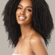 Extension à clip semi naturel bouclé 9 pièces OUTRE Kinky Curly 10"