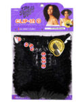 Extension à clip semi naturel bouclé 9 pièces OUTRE Kinky Curly 10"