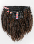 Extension à clip semi naturel bouclé 9 pièces OUTRE Coily Fro 10"