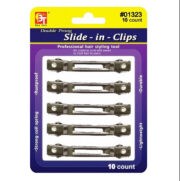 PINCE DOUBLE PRONG SLIDE-IN CLIPS (10 PCS) #BT1323