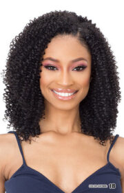 Extension à clip bouclée en cheveux semi naturels 9 Pièces différentes longueur Shake N Go Coily Water