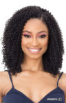 Extension à clip bouclée en cheveux semi naturels 9 Pièces différentes longueur Shake N Go Coily Water