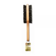 WOODEN WAVE BRUSH WITH BOAR BRISTLES (2-WAY) #9911