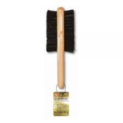 WOODEN CLUB BRUSH WITH BOAR BRISTLES (2-WAY) #9912