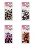 PERLES RONDES EXTRA LARGES BICOLORE (EXTRA LARGE TWO TONE COLOR ROUND BEADS)