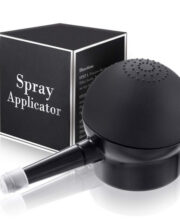 Pompe applicator for volume max hair building fibre