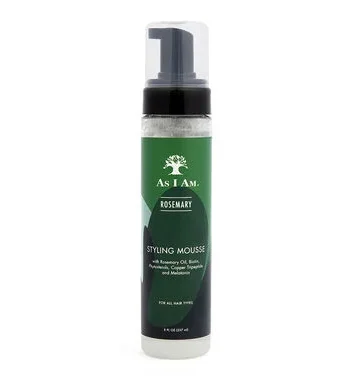 as i am Mousse coiffante au romarin Rosemary