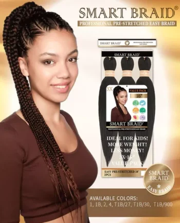 Mèches Déjà Tiré Smart Braid 16" X3