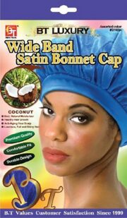 Bonnet Satin Large Bande – Infusé à l’Huile de Coco – #21034