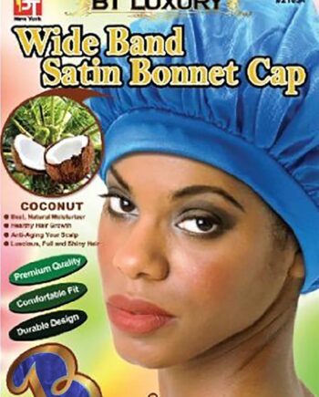 Bonnet Satin Large Bande – Infusé à l’Huile de Coco – #21034