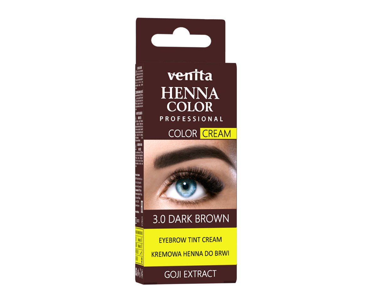 Eyebrow tint cream with Goji (Crème colorante pour sourcils au Goji) venita