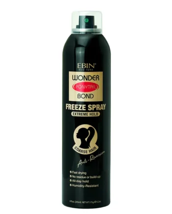 EBIN WONDER PONYTAIL BOND FREEZE SPRAY EXTREME HOLD 8oz