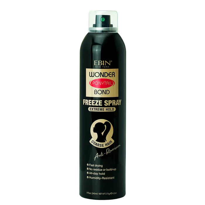 EBIN WONDER PONYTAIL BOND FREEZE SPRAY EXTREME HOLD 8oz